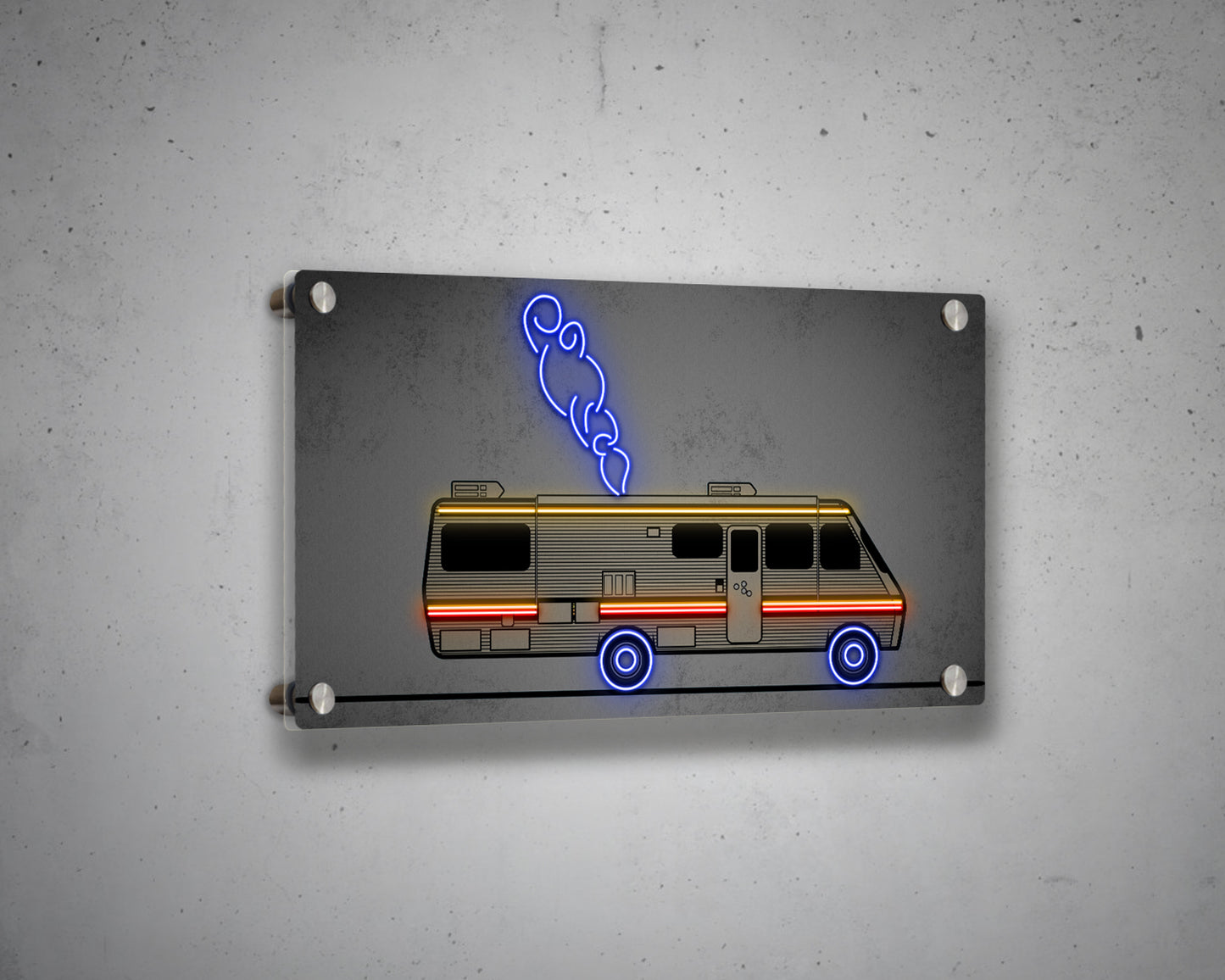Breaking Bad Bus Canvas Wall Art