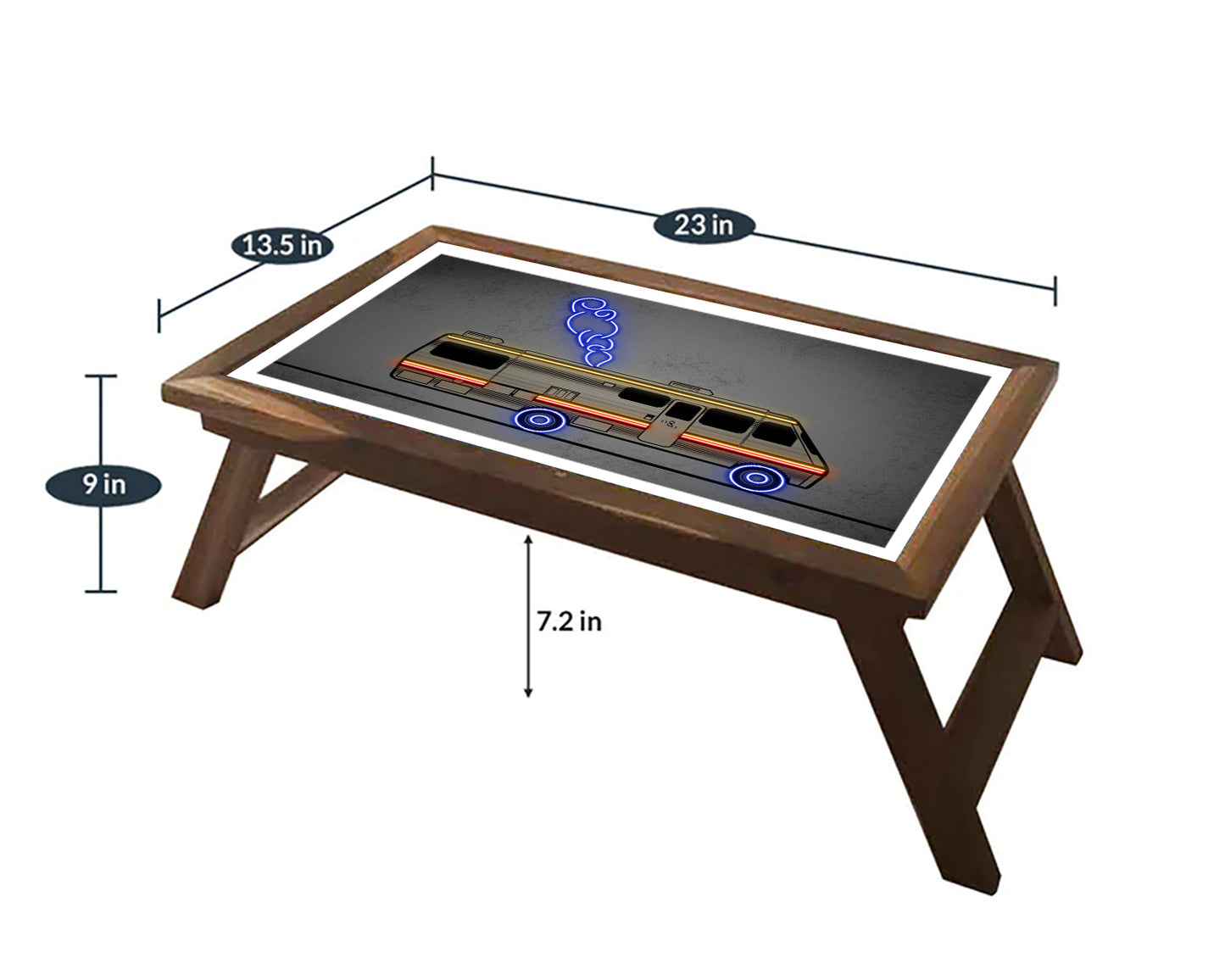Breaking Bad Bus Neon Effect Coffee and Laptop Table