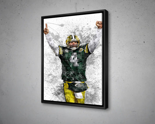 Brett Favre Canvas Wall Art