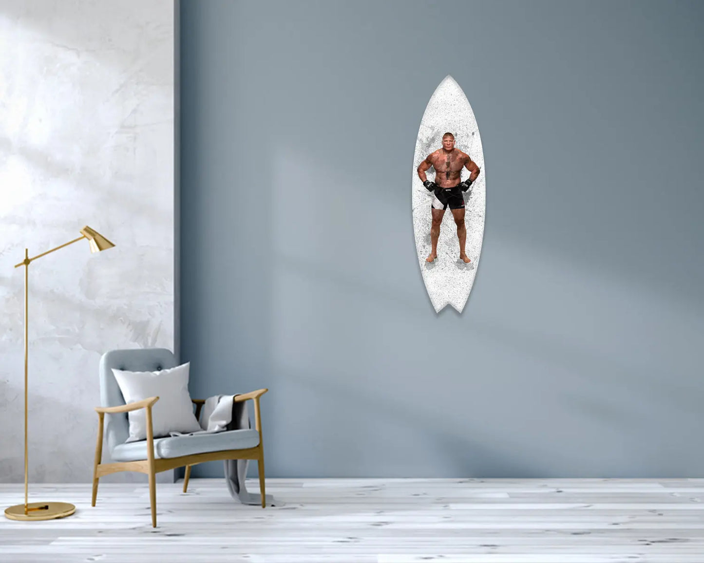 Brock Lesnar Acrylic Surfboard Wall Art