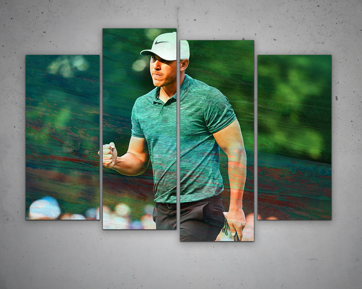 Brooks Koepka Multicolour Wall Art 