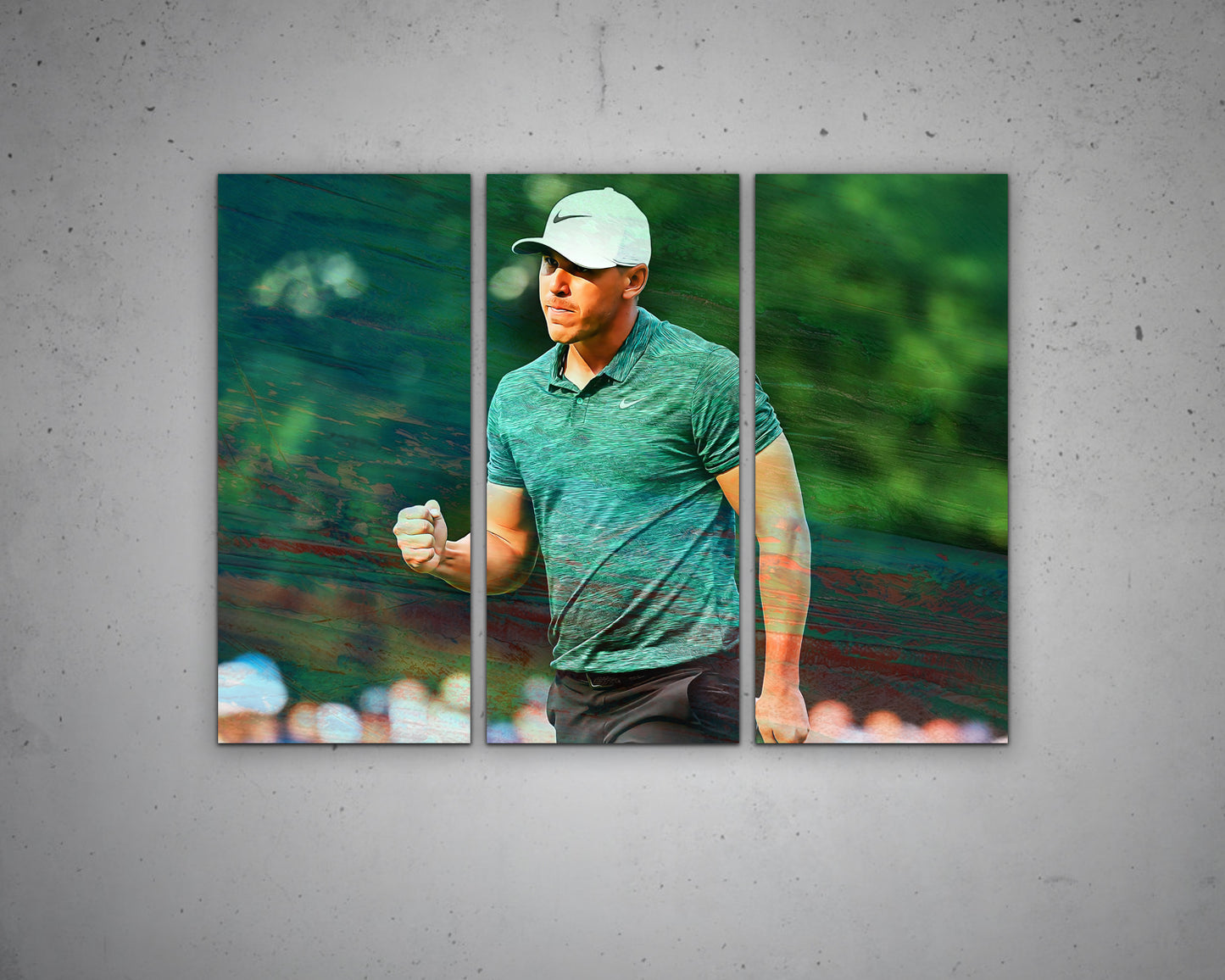 Brooks Koepka Multicolour Wall Art 