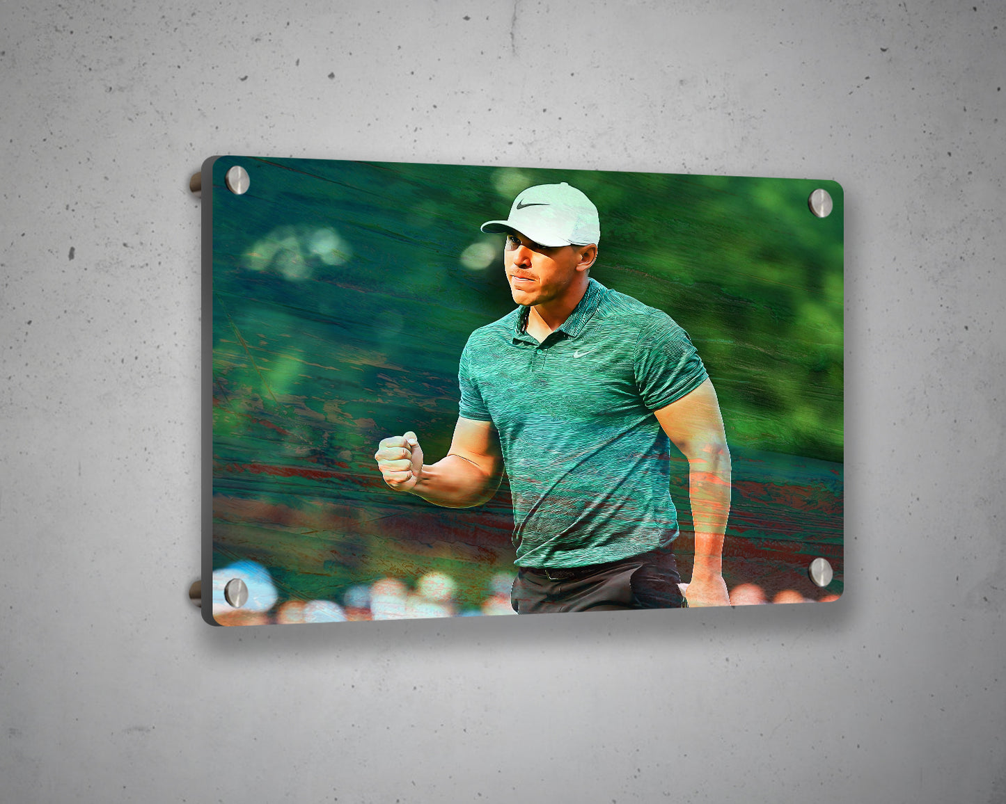 Brooks Koepka Multicolour Wall Art 