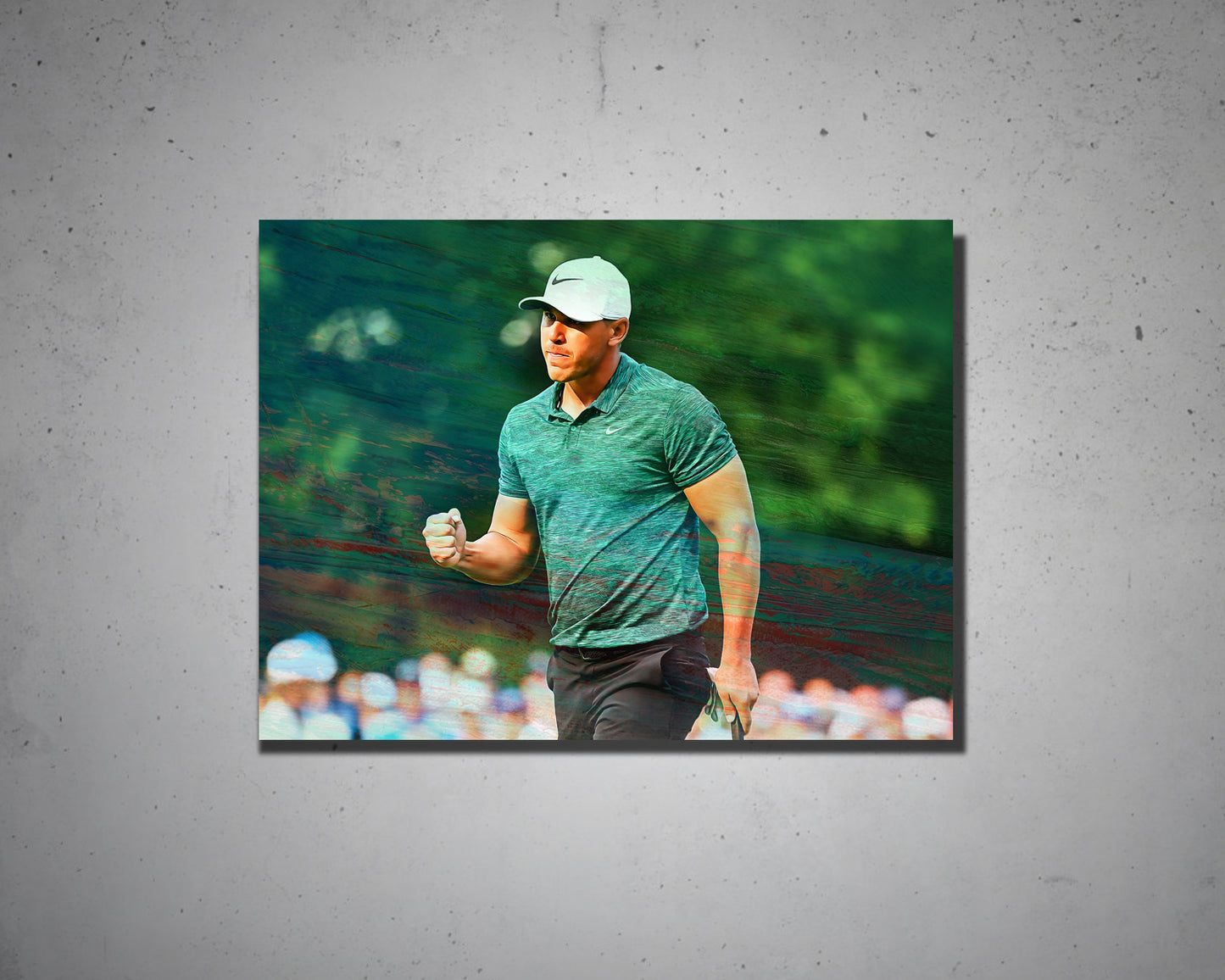 Brooks Koepka Multicolour Wall Art 