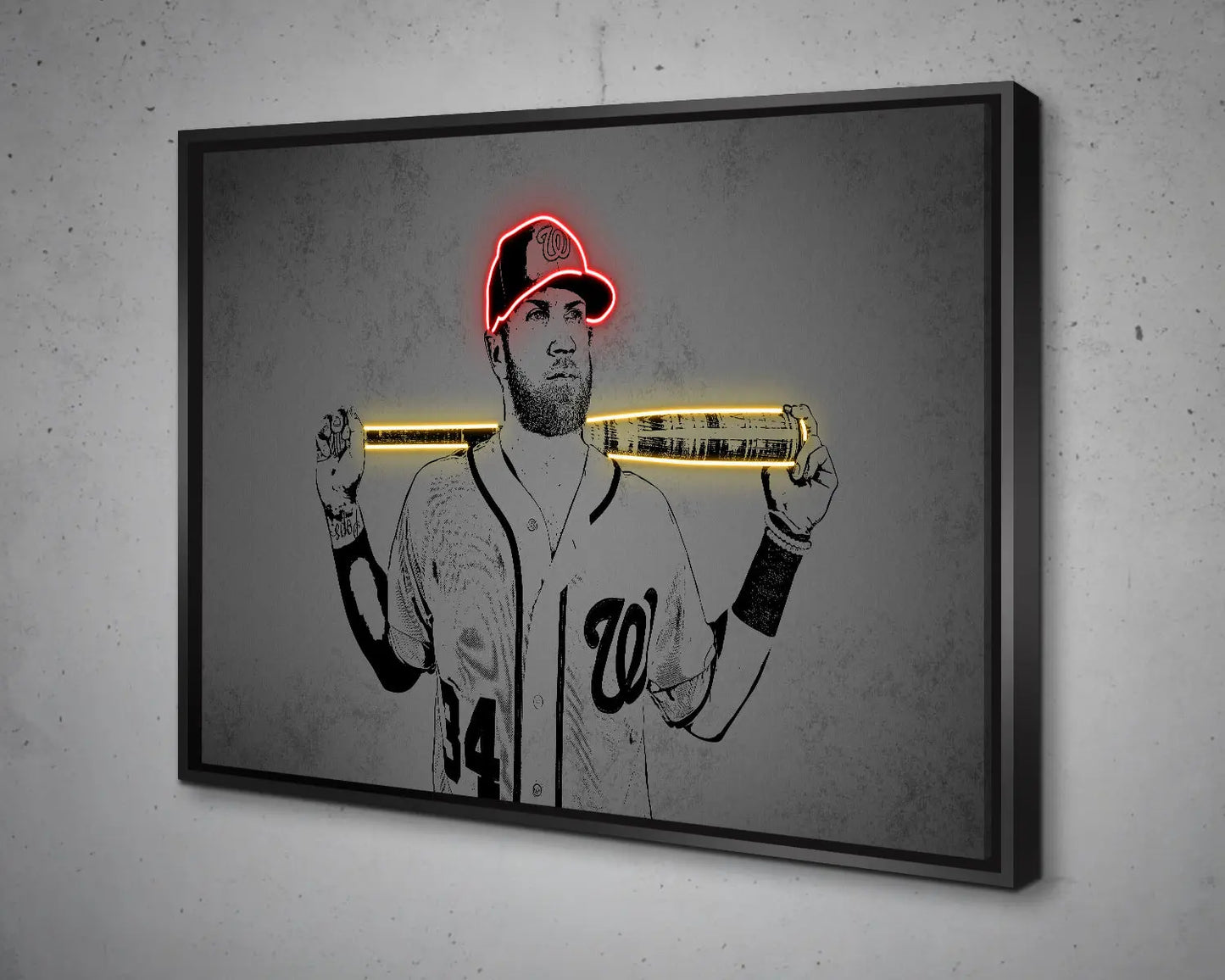 Bryce Harper Canvas Wall Art