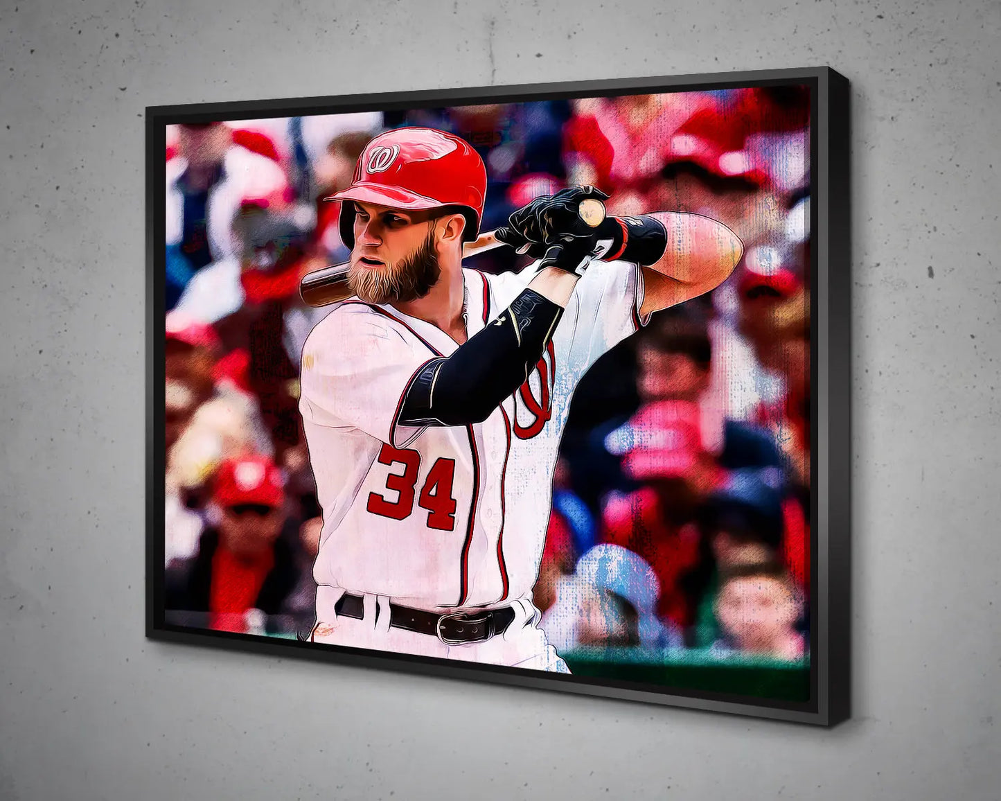 Bryce Harper Multicolour Wall Art