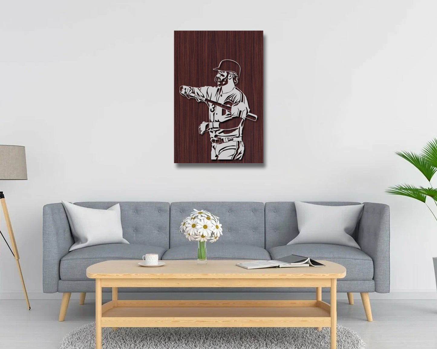 Bryce Harper LED Wooden Decal