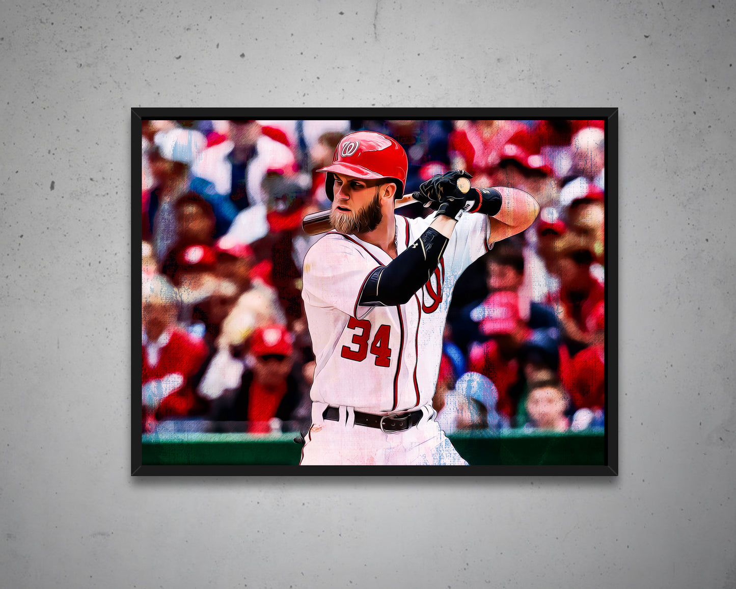 Bryce Harper Multicolour Wall Art