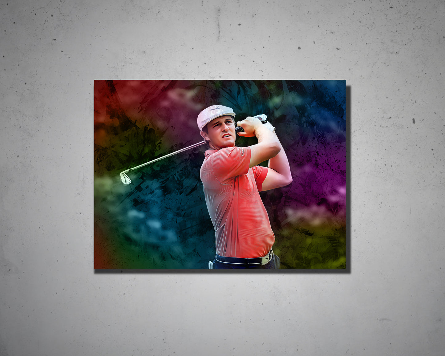 Bryson DeChambeau Multicolour Wall Art
