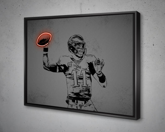 Carson Wentz Canvas Wall Art