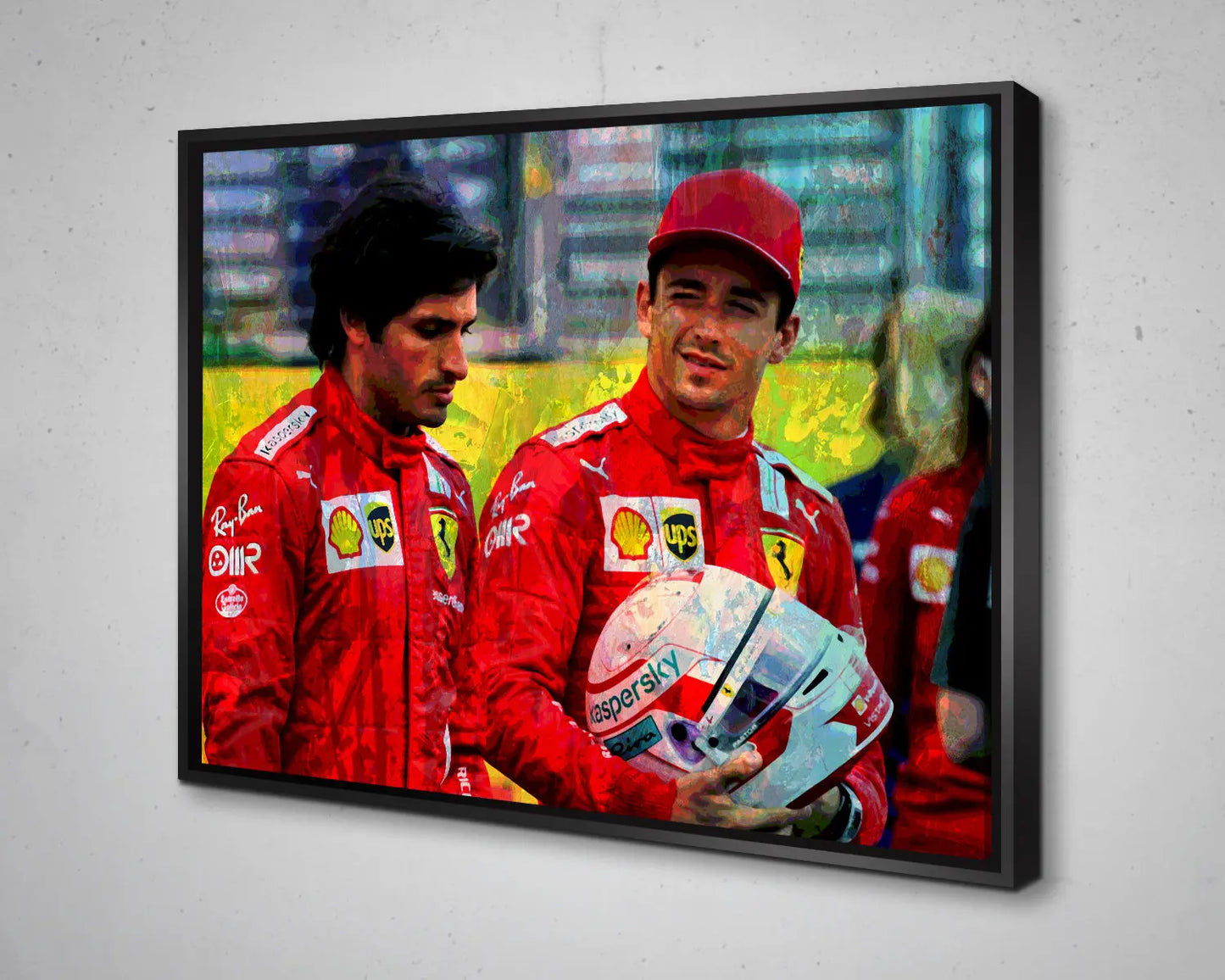 Charles Leclerc Multicolour Wall Art