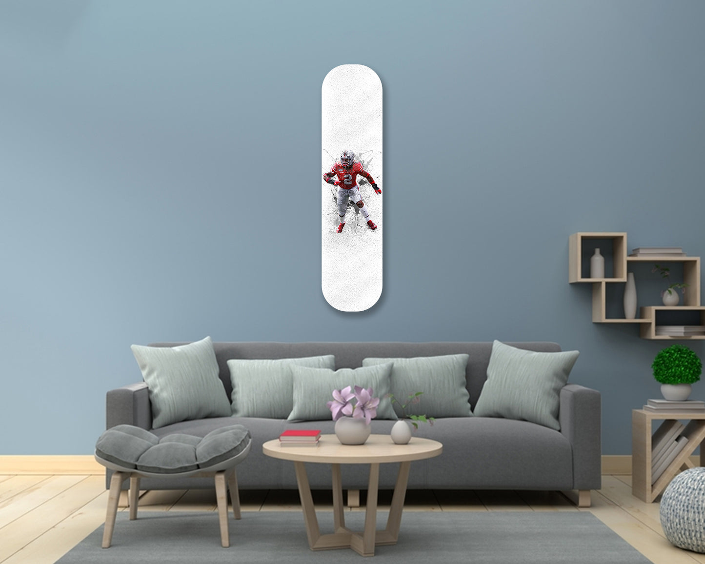 Chase Young Acrylic Skateboard Wall Art