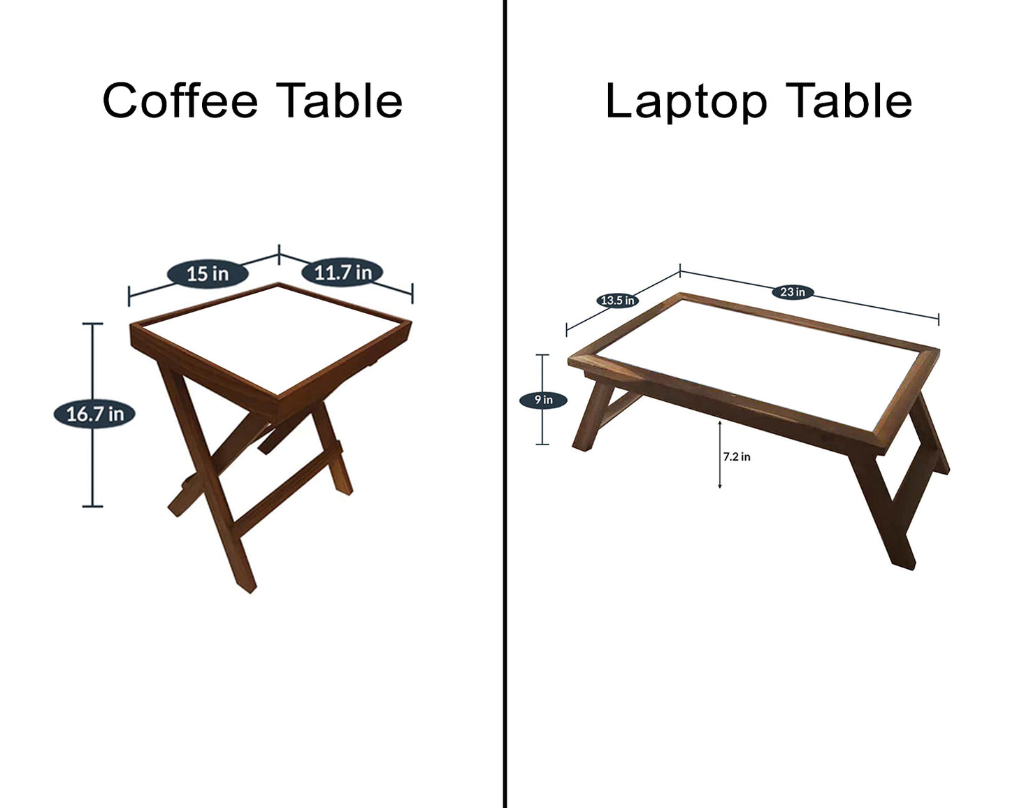 Aaron Donald Splash Effect Coffee and Laptop Table 