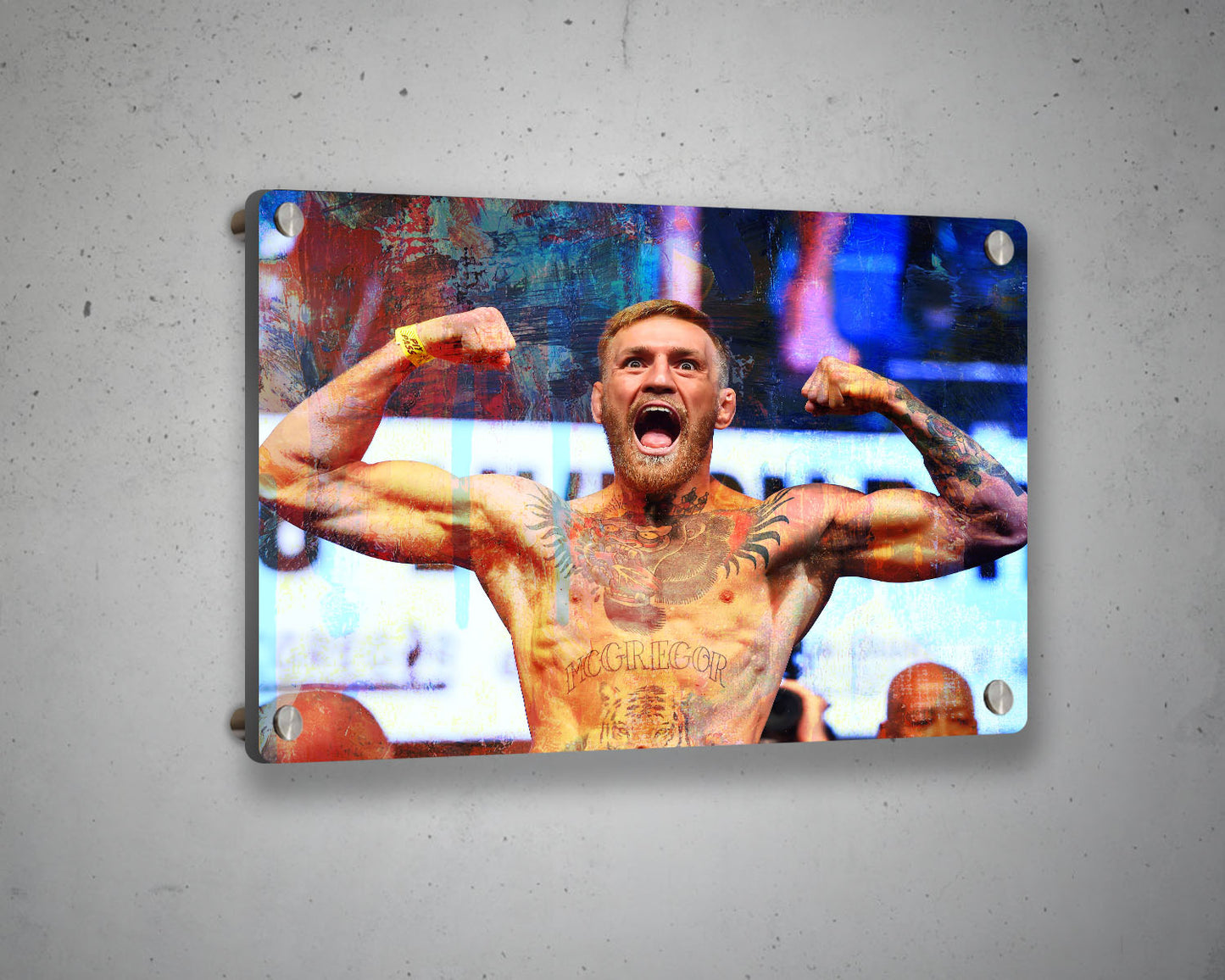 Conor McGregor Multicolour Wall Art