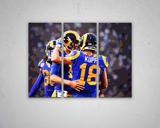 Cooper Kupp Multicolour Wall Art