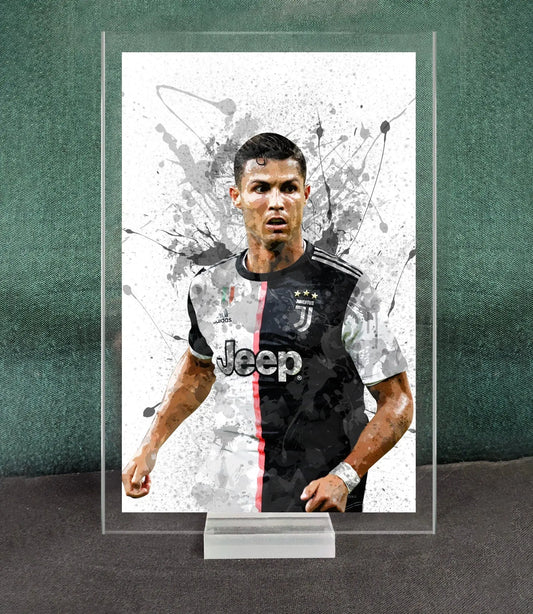 Cristiano Ronaldo Splash Effect Acrylic Table Top