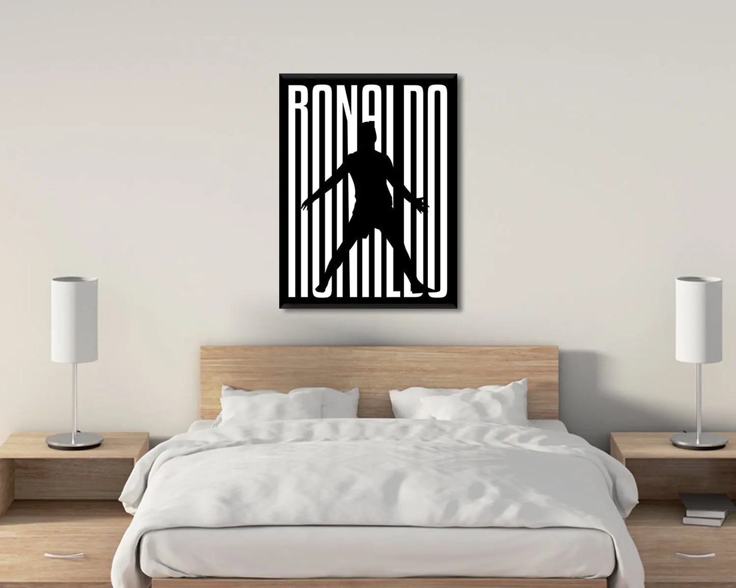 Cristiano Ronaldo Sport Quote Canvas Wall Art