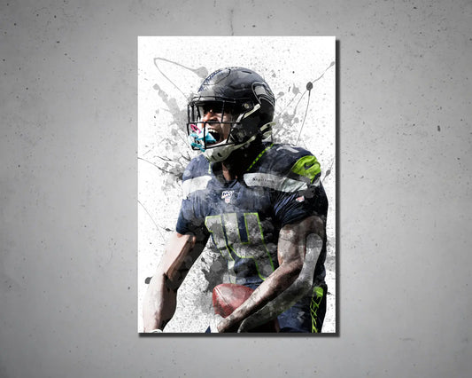 DK Metcalf Canvas Wall Art