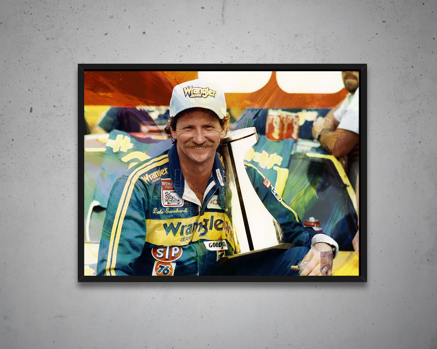 Dale Earnhardt Multicolour Wall Art