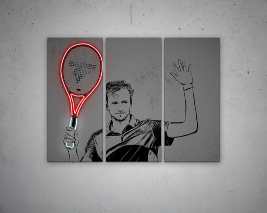 Daniil Medvedev Canvas Wall Art