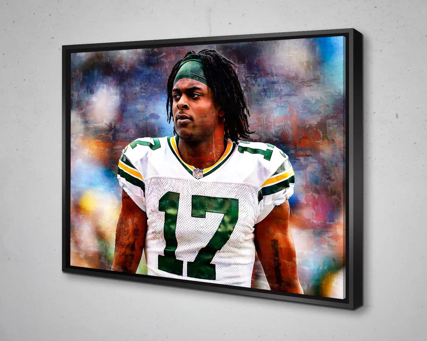 Davante Adams Multicolour Wall Art