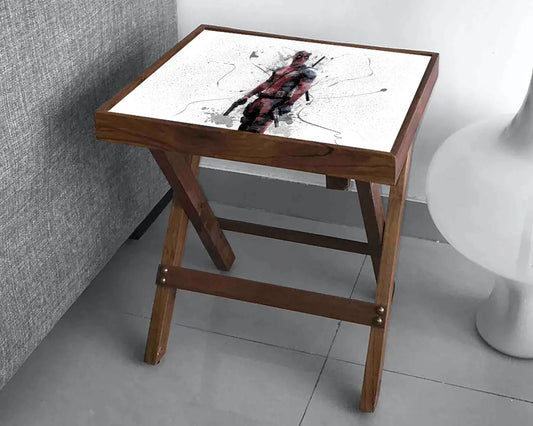 Deadpool Splash Effect Coffee and Laptop Table