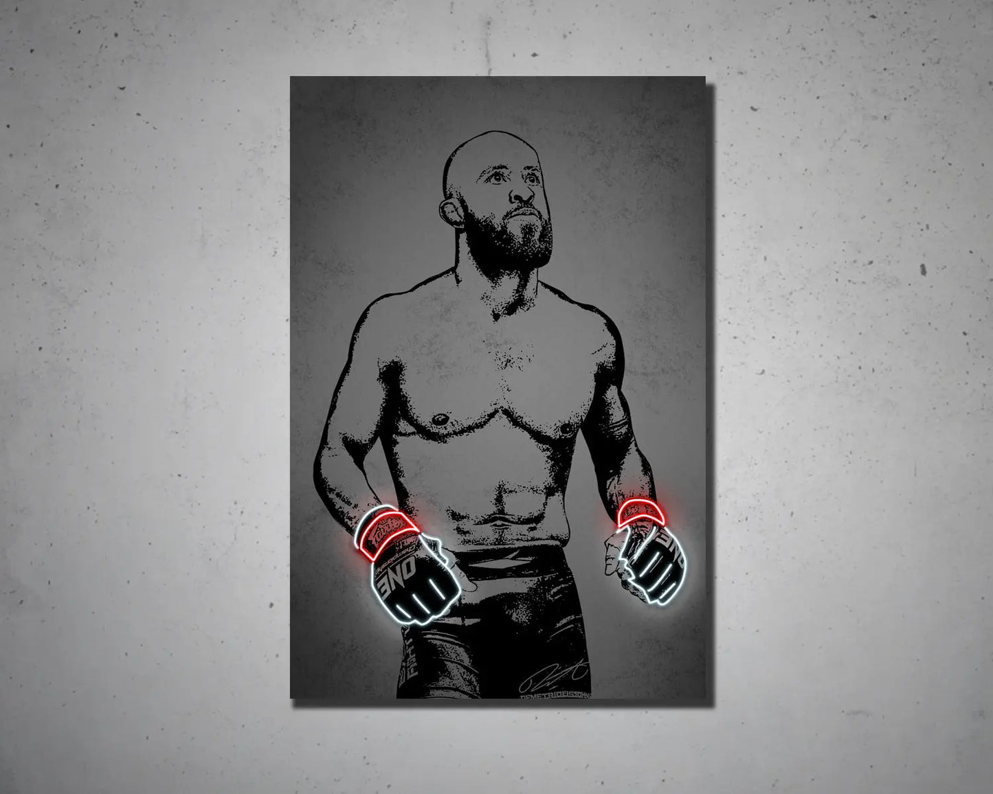 Demetrious Johnson Canvas Wall Art