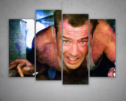 Die Hard Multicolour Wall Art