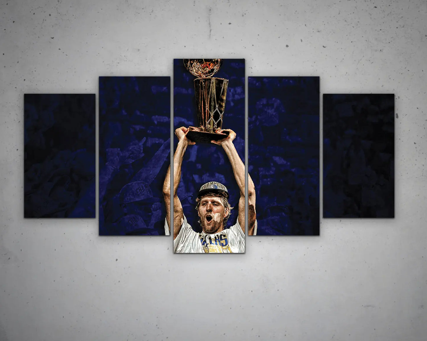 Dirk Nowitzki Black & White Canvas Art