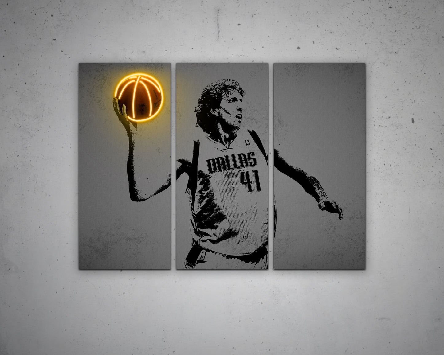 Dirk Nowitzki Canvas Wall Art