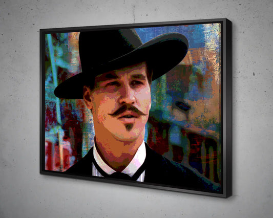 Doc Holliday Multicolour Wall Art