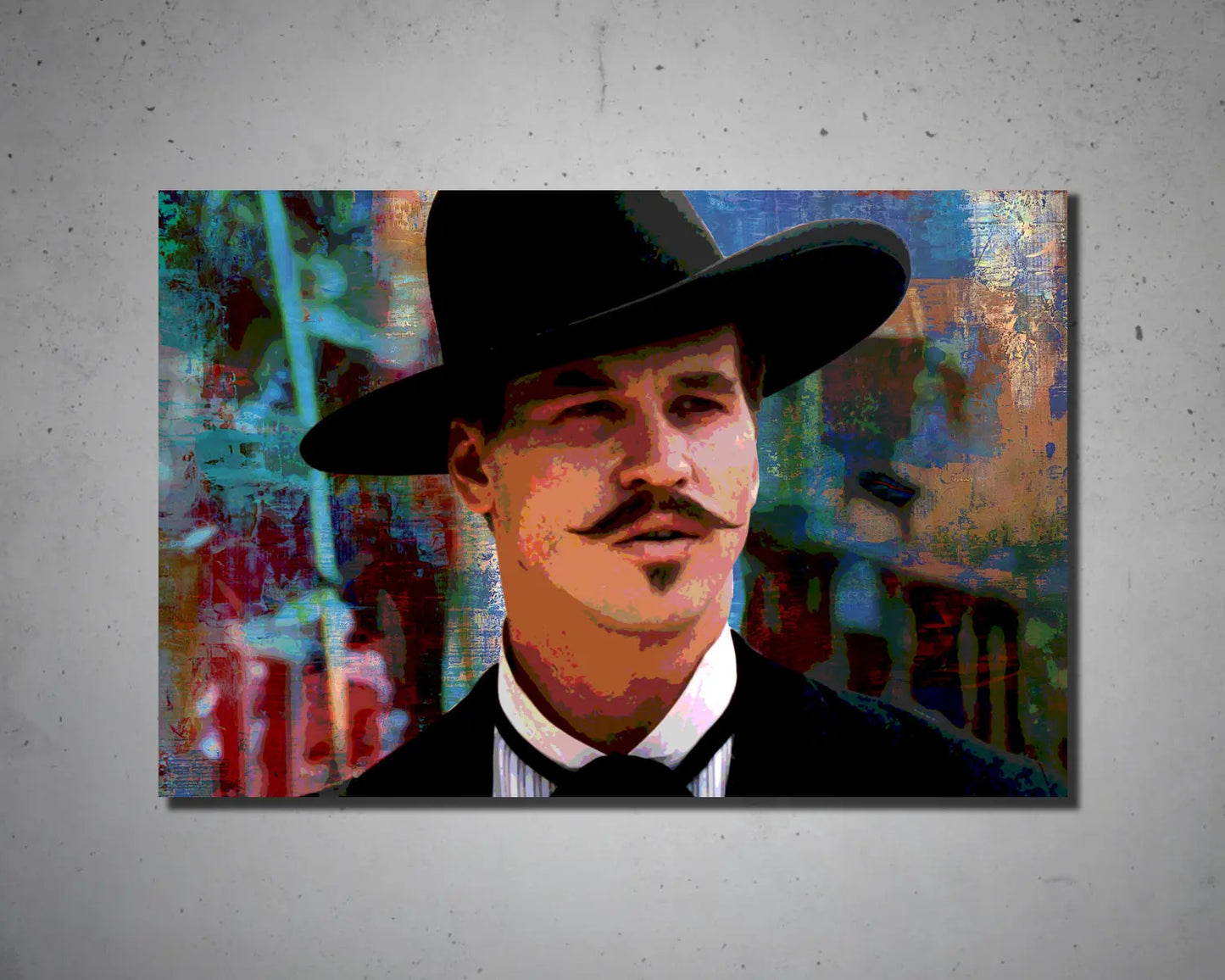 Doc Holliday Multicolour Wall Art