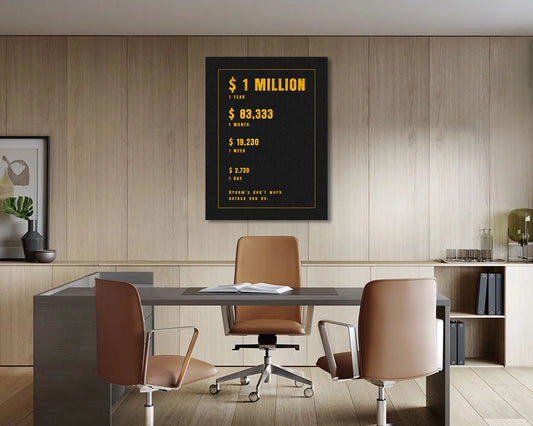 Dreams dont work unless you do Canvas Wall Art