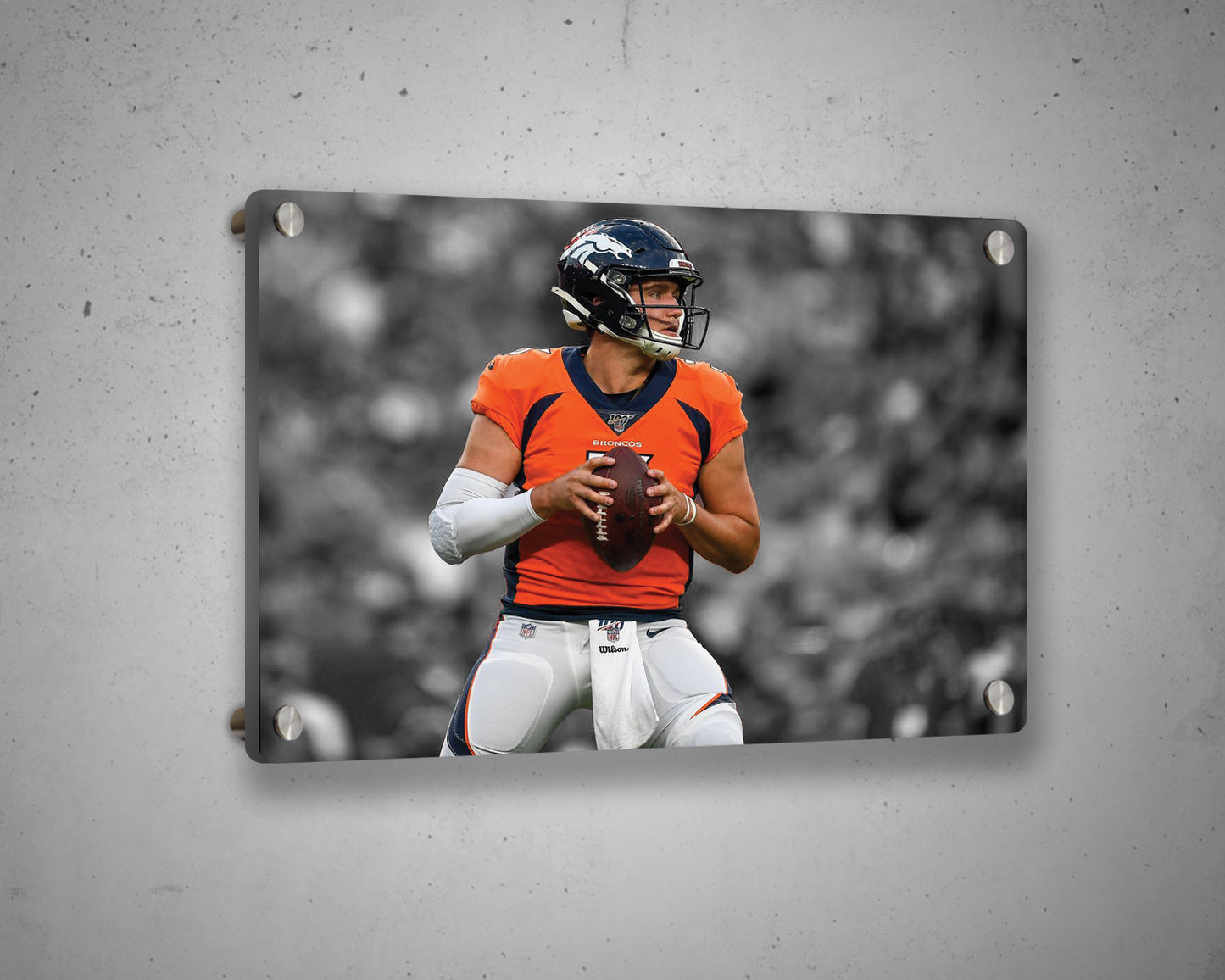 Drew Lock Black & White Canvas Art