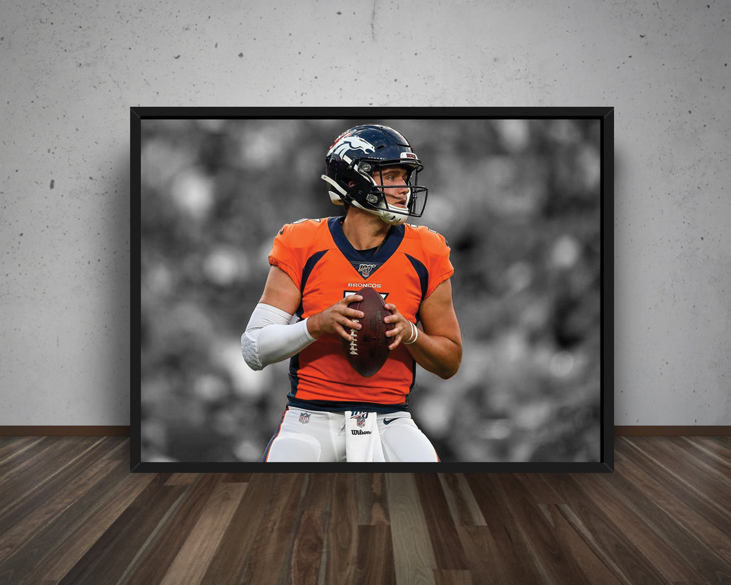 Drew Lock Black & White Canvas Art