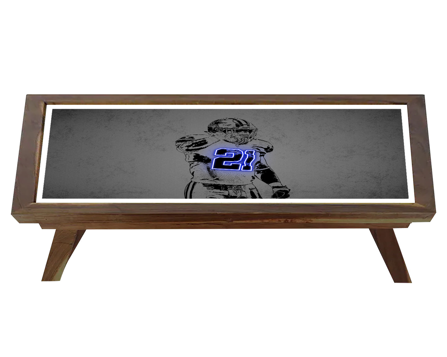Ezekiel Elliott Neon Effect Coffee and Laptop Table