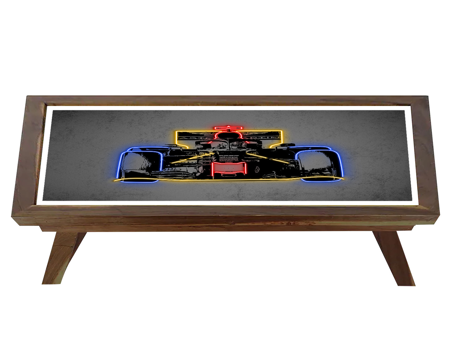 F1 Racer Neon Effect Coffee and Laptop Table