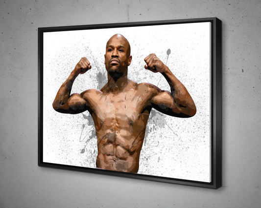 Floyd Mayweather Canvas Wall Art