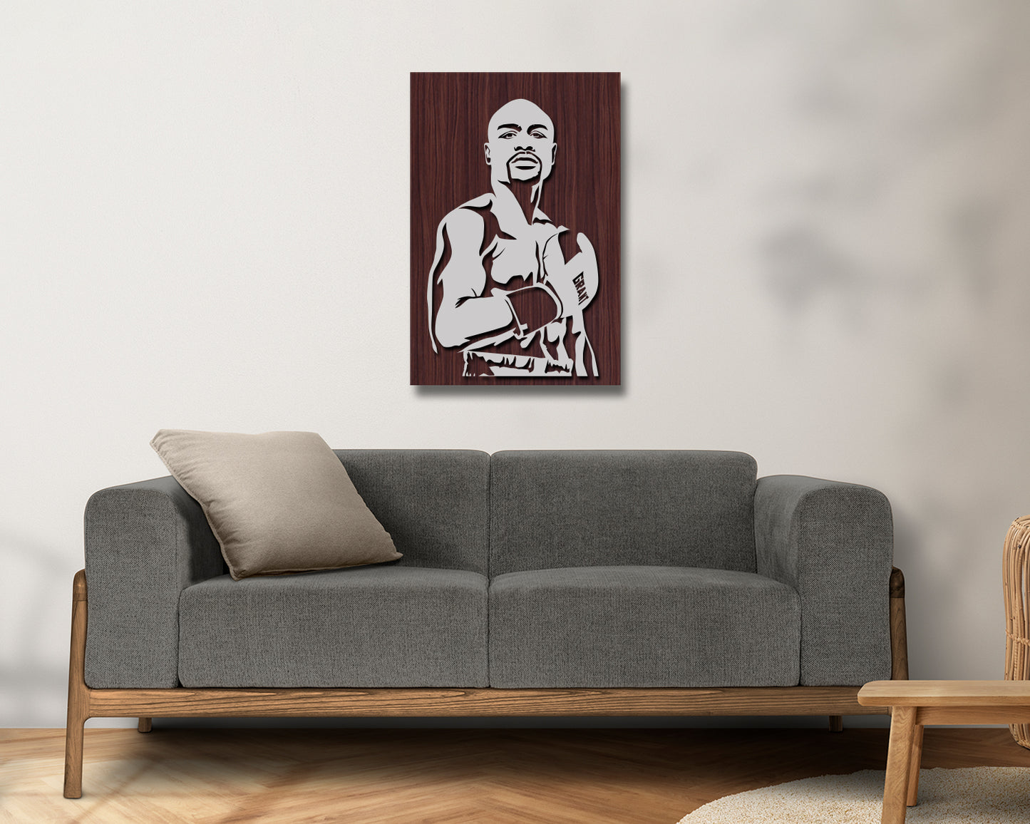 Floyd Mayweather LED Wooden Decal