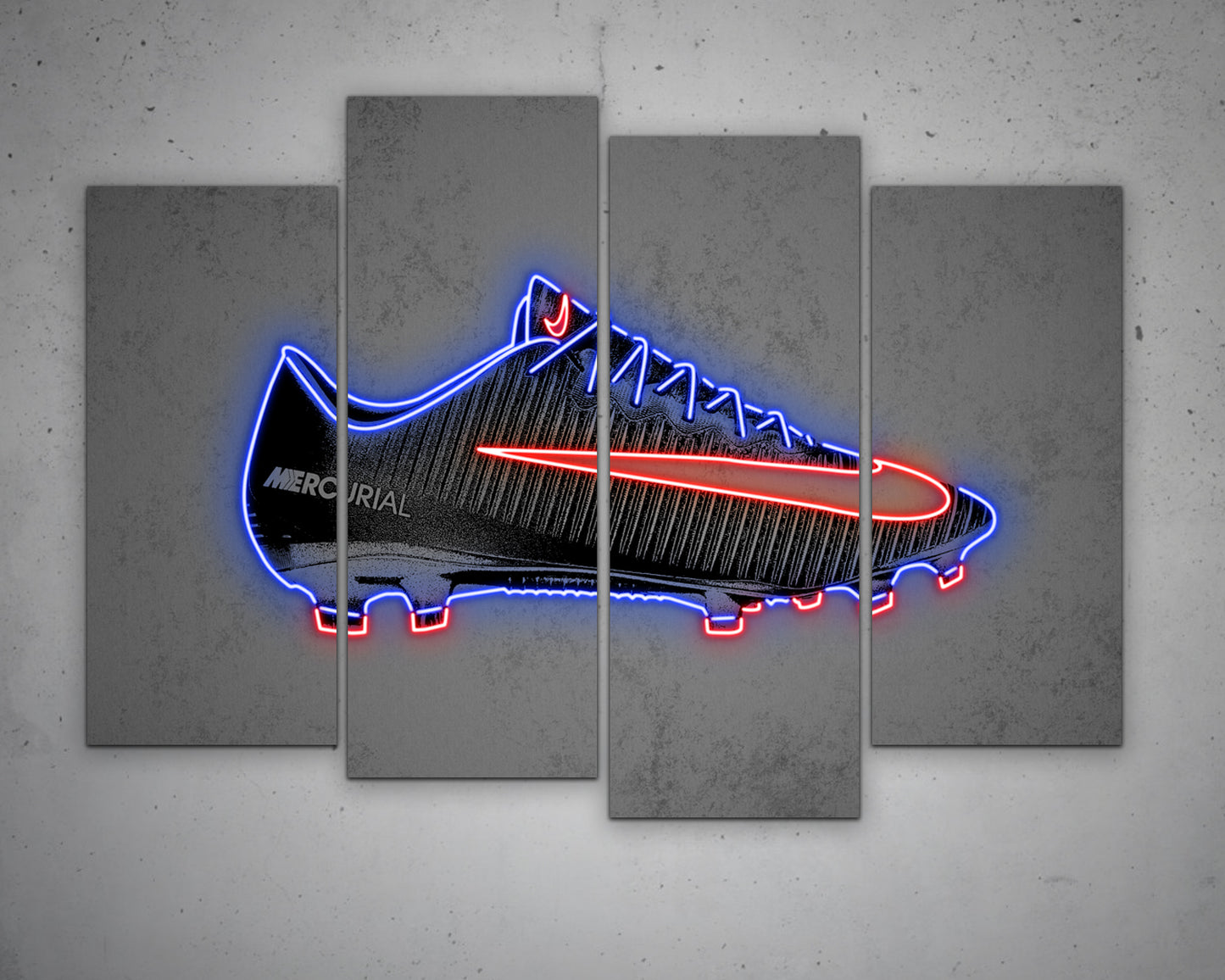 Nike Football Shoes Canvas Wall Art