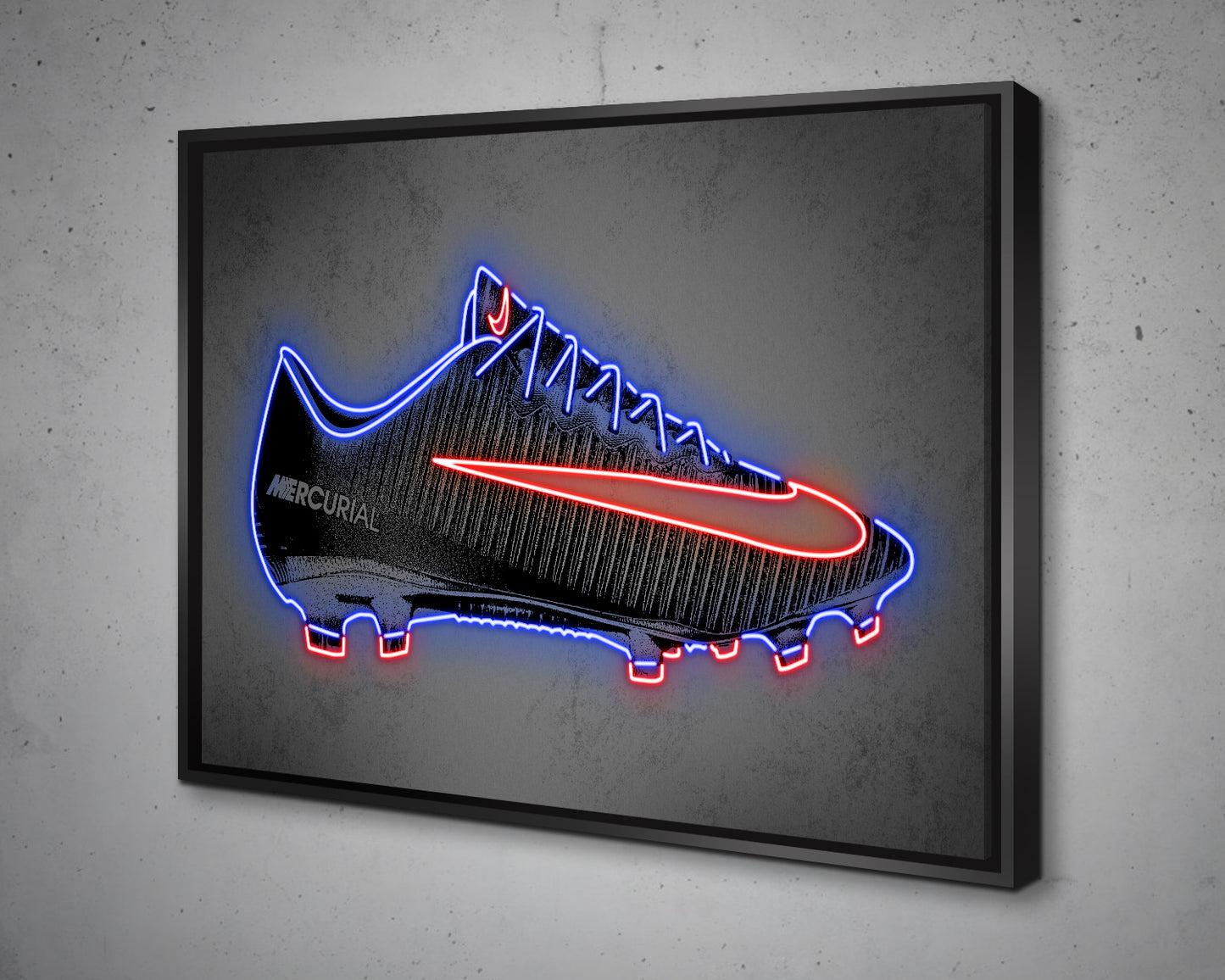 Nike Football Shoes Canvas Wall Art