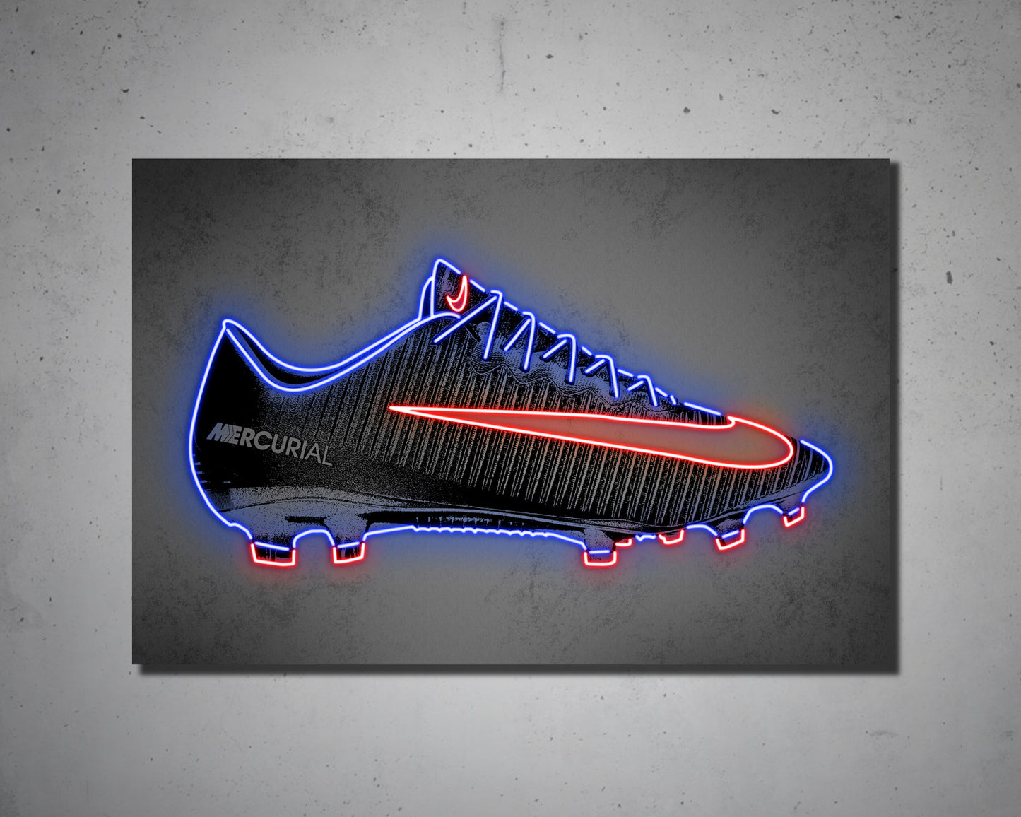 Nike Football Shoes Canvas Wall Art
