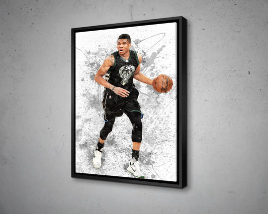 Giannis Antetokounmpo Canvas Wall Art