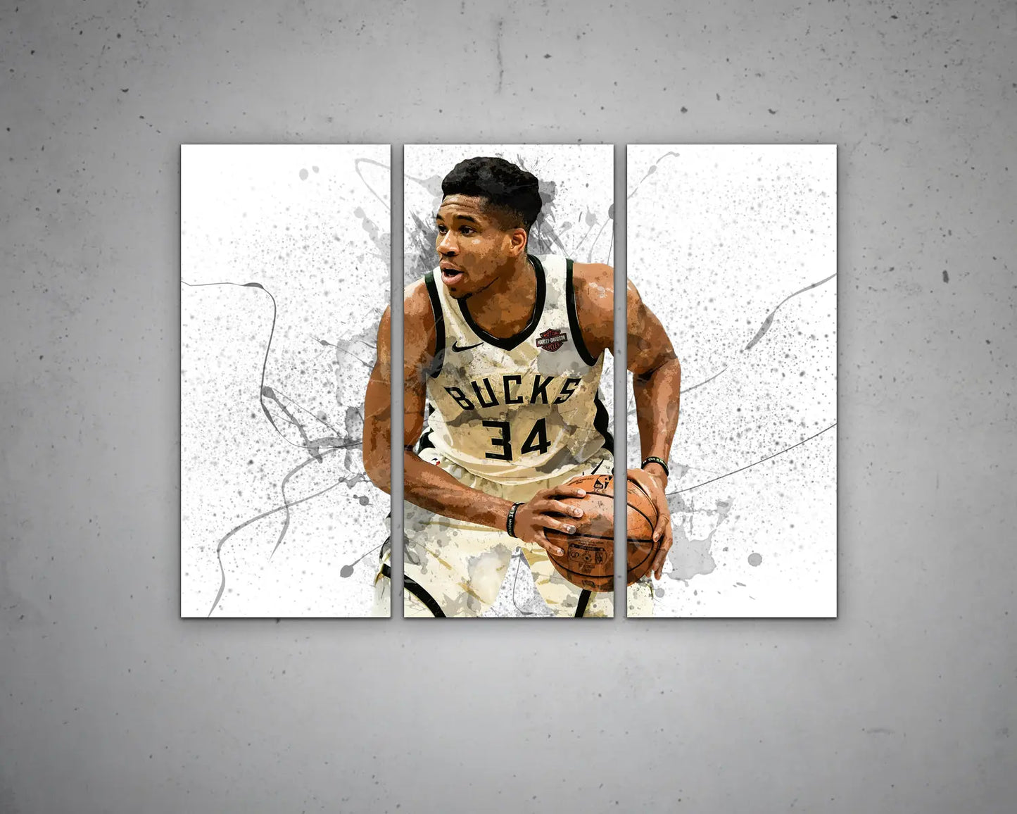 Giannis Antetokounmpo Canvas Wall Art