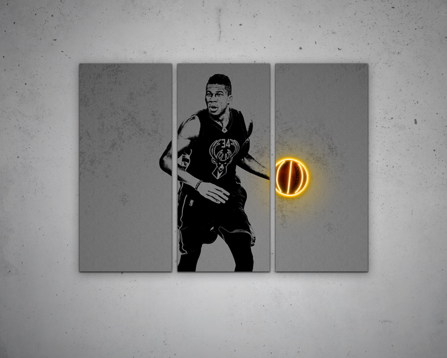 Giannis Antetokounmpo Canvas Wall Art
