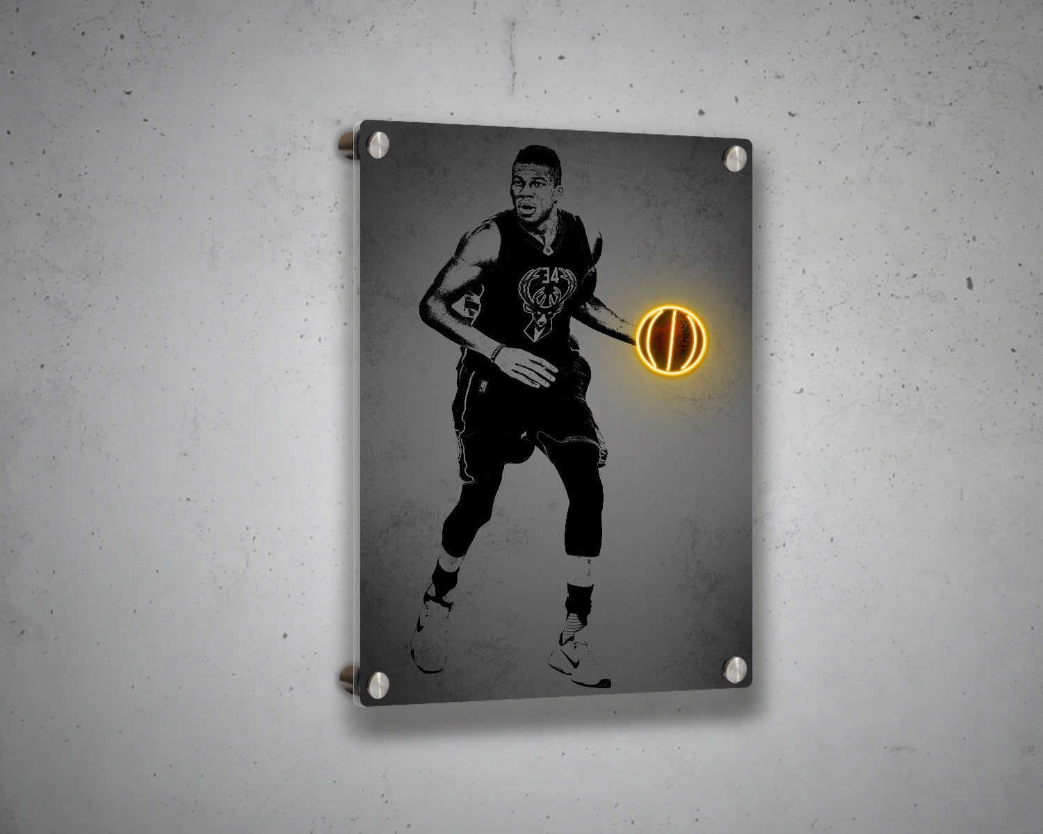 Giannis Antetokounmpo Canvas Wall Art