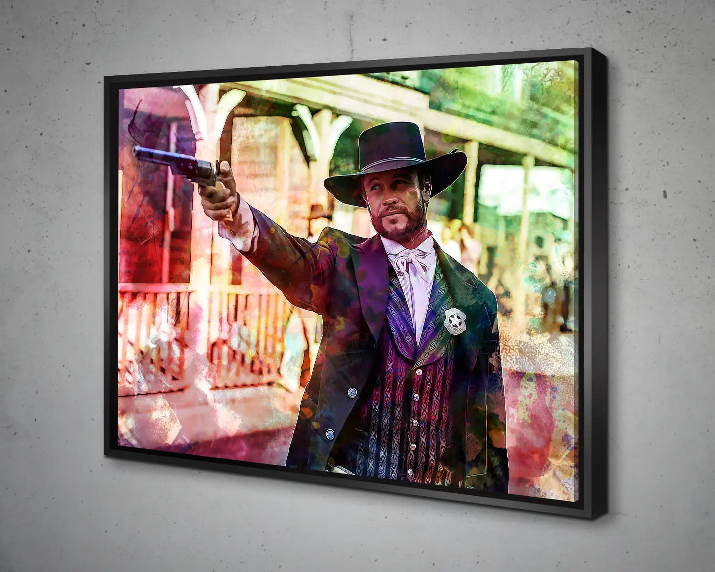 Gunslinger Multicolour Wall Art