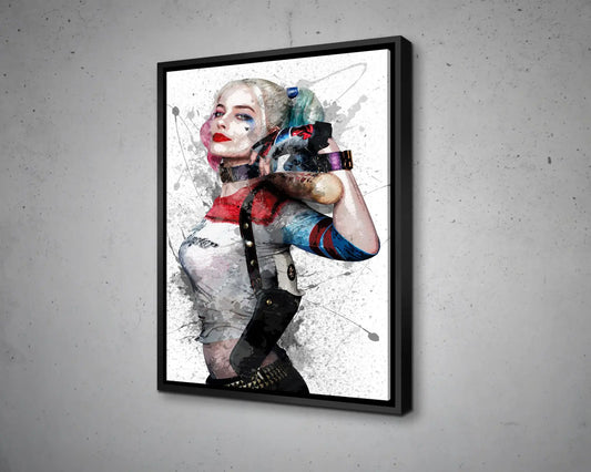 Harley Quinn Canvas Wall Art
