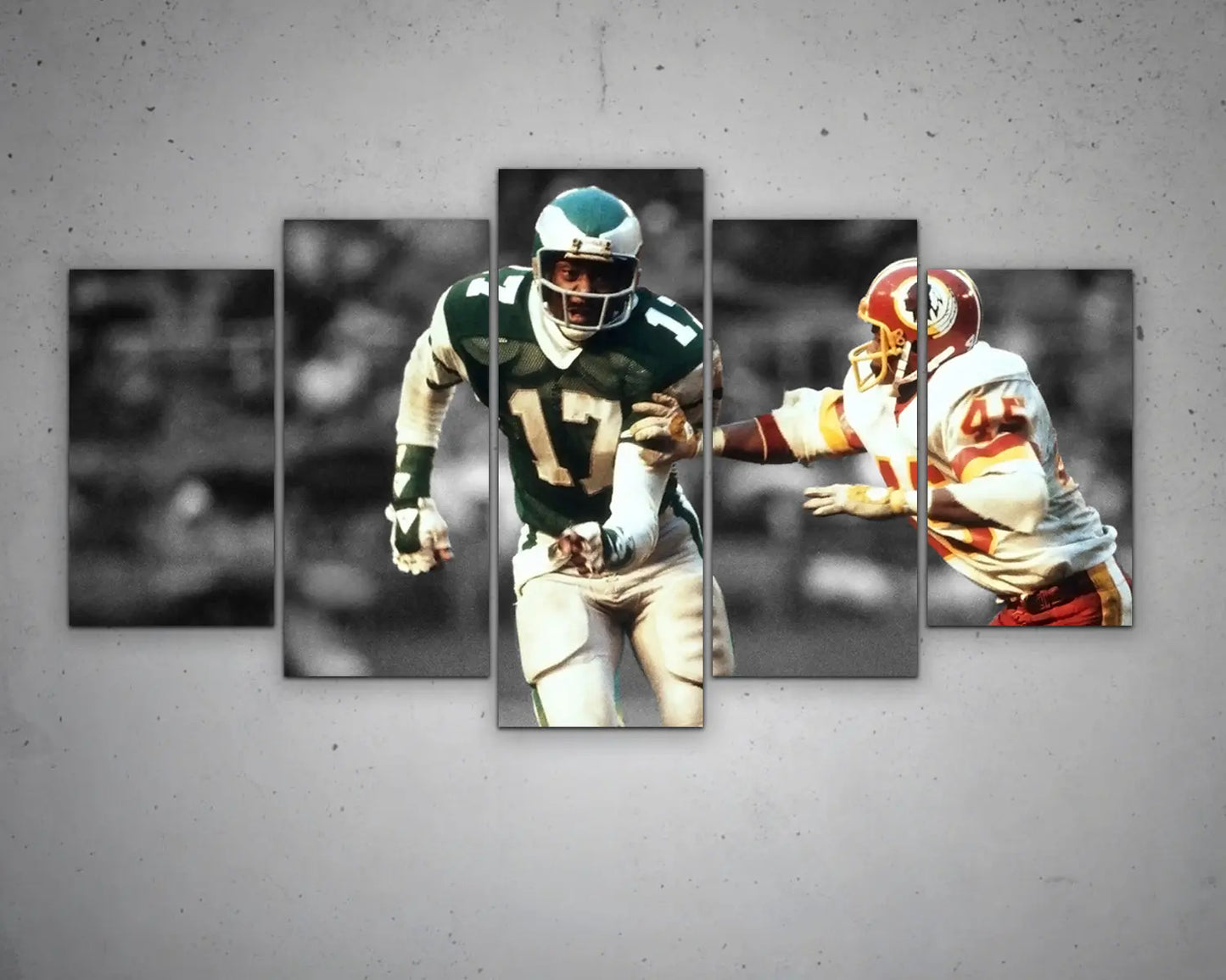 Harold Carmichael Black & White Canvas Art