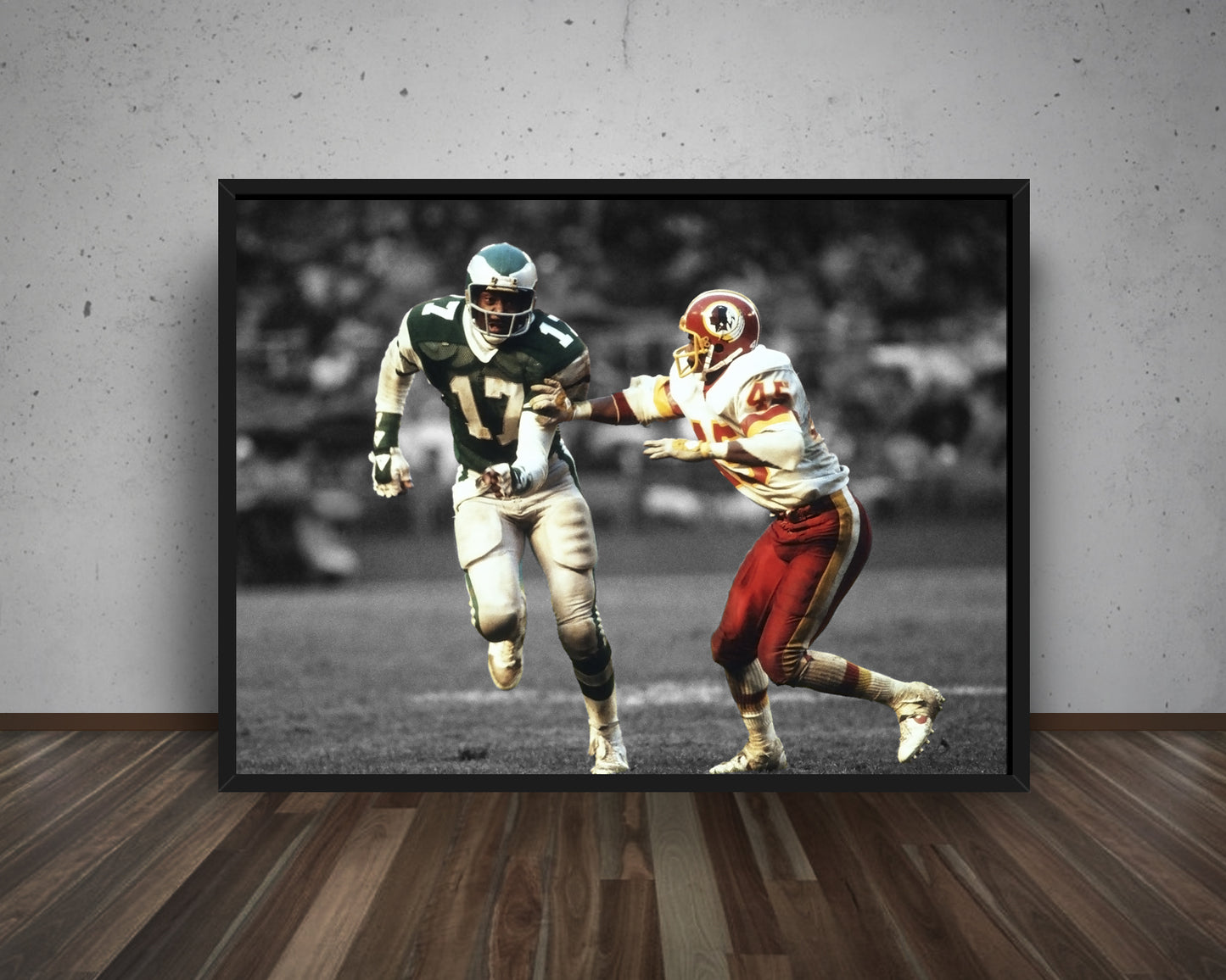 Harold Carmichael Black & White Canvas Art